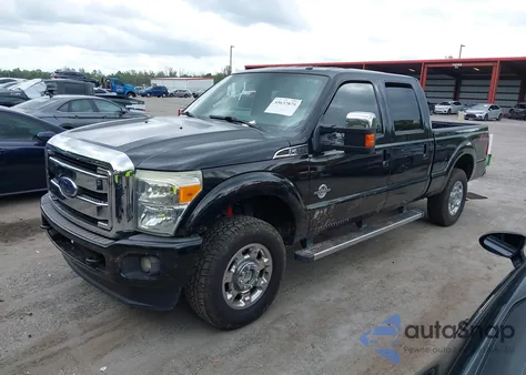 2012 Ford F-250 Lariat из США, поврежденный, VIN 1FT7W2BT4CED12989